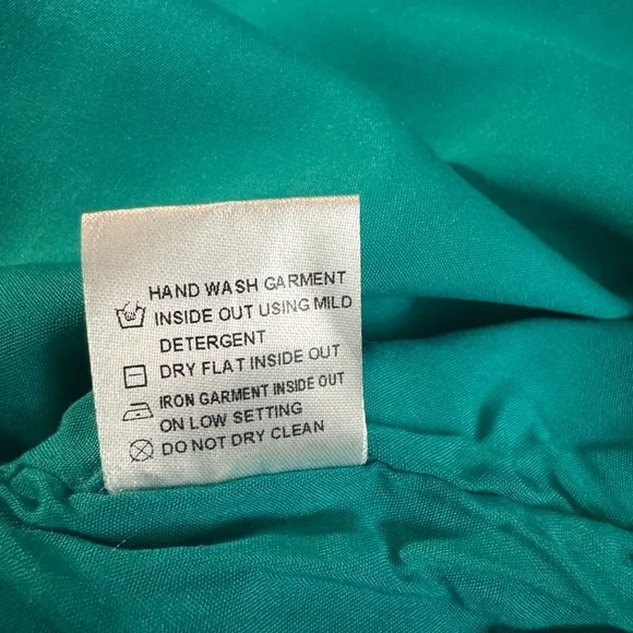 Chic Teal Long Sleeve Maxi Dress - Picture 15 of 15